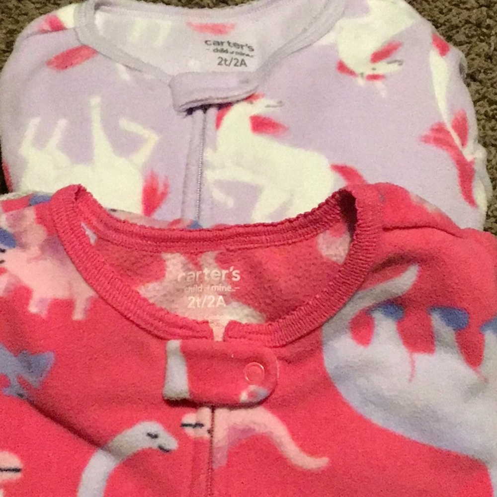 Carter's child of mine Pajama Set - Pink and Purple